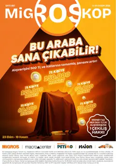 06.11.2025 tarihinden itibaren geçerli olan Migros kataloğu önizlemesi