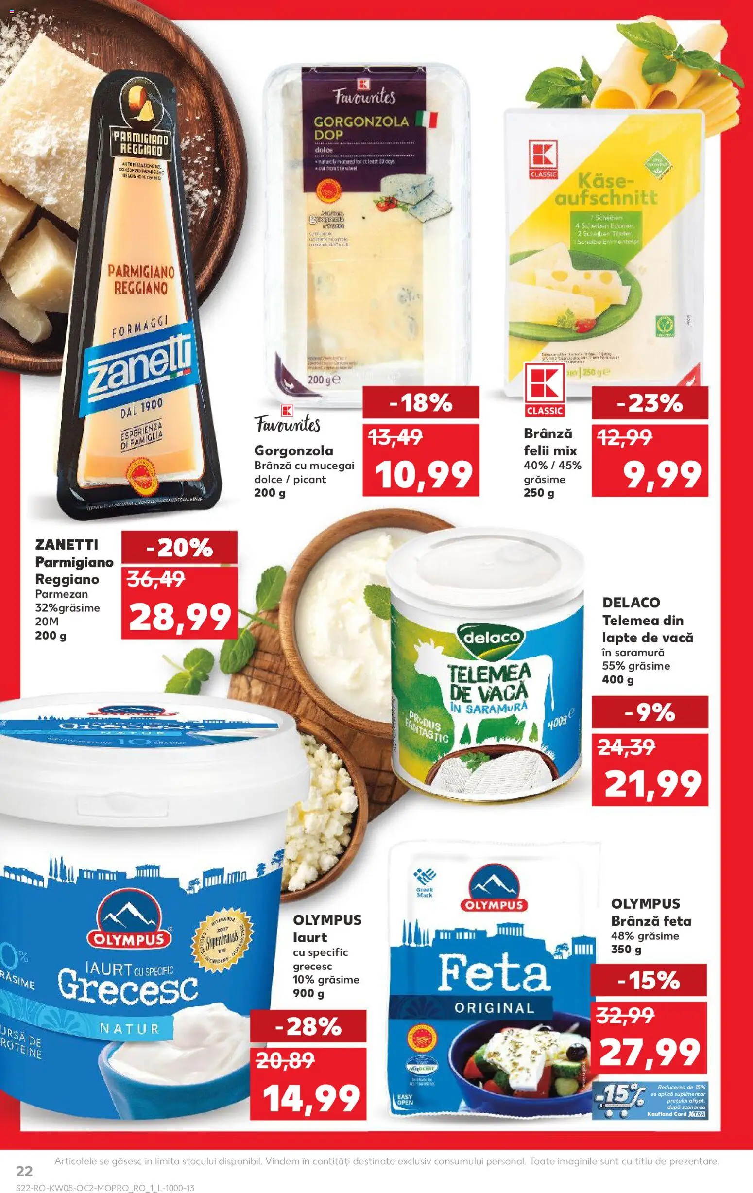 Kaufland RO akciós ujság - amely érvényes a következő dátumtól: 28.01.2026 | Oldal: 22