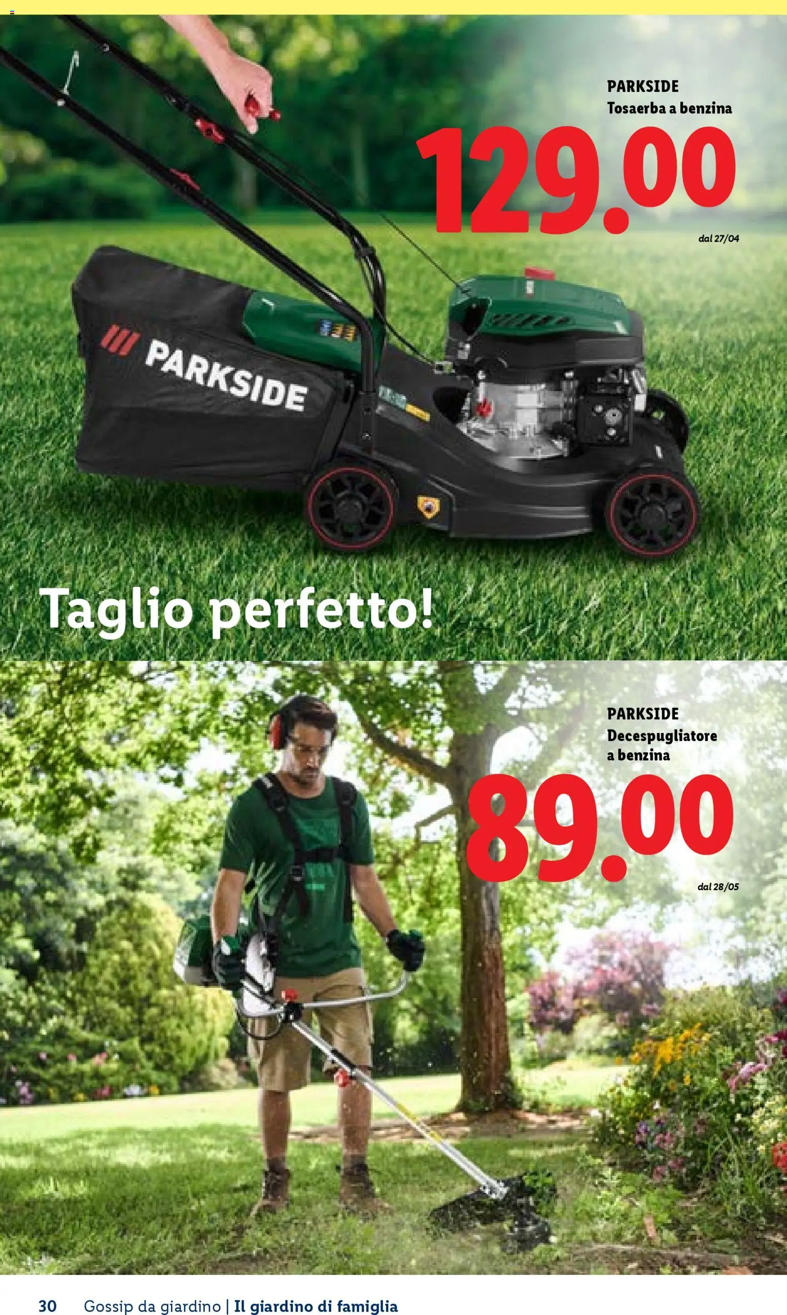 Volantino Lidl del 23.04.2026 | Pagina: 30 | Prodotti: Decespugliatore