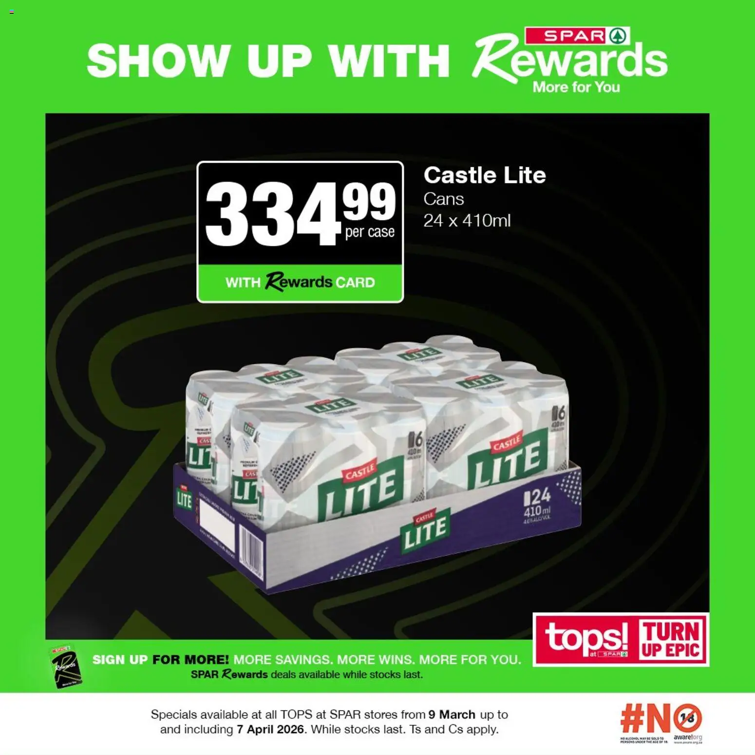 New Tops at Spar catalogue – valid from 09.03.2026 | Page: 18 | Products: Case