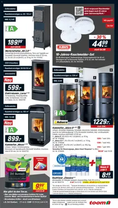 Toom Baumarkt - Black Friday ab 22.11.2025 gültig | Seite: 9 | Produkte: Kaminofen