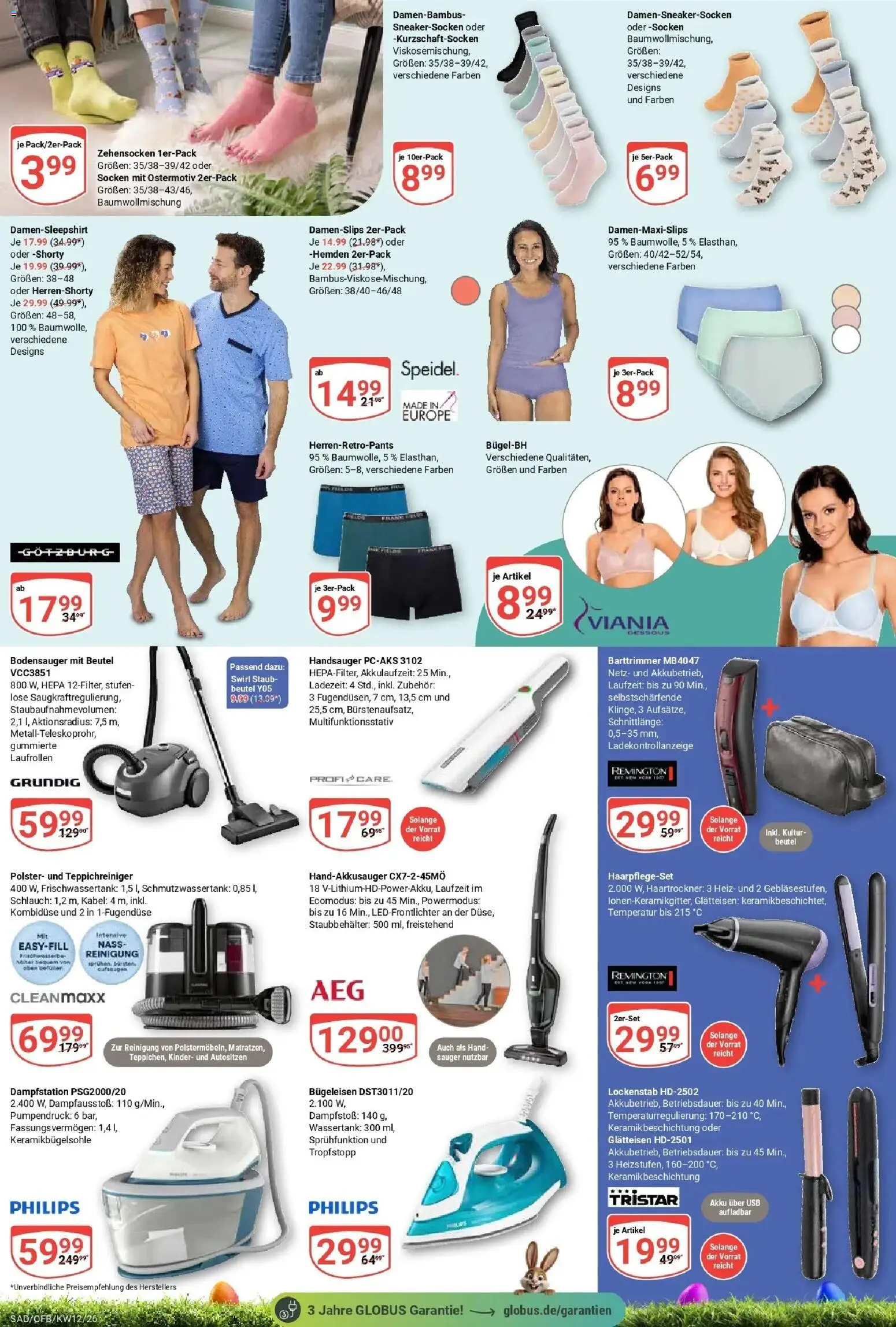 Globus prospekt Schwandorf	 – gültig ab 15.03.2026 | Seite: 26 | Produkte: Philips, USB, Bügeleisen, Glätteisen