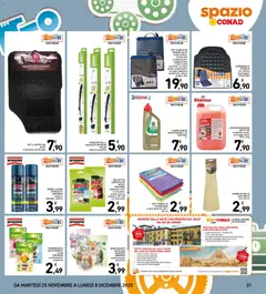 Anteprima del volantino Spazio Conad - Black Friday valido a partire dal 25.11.2025 | Pagina: 31 | Prodotti: Deodorante auto, Deodorante, Lubrificante, Piscina