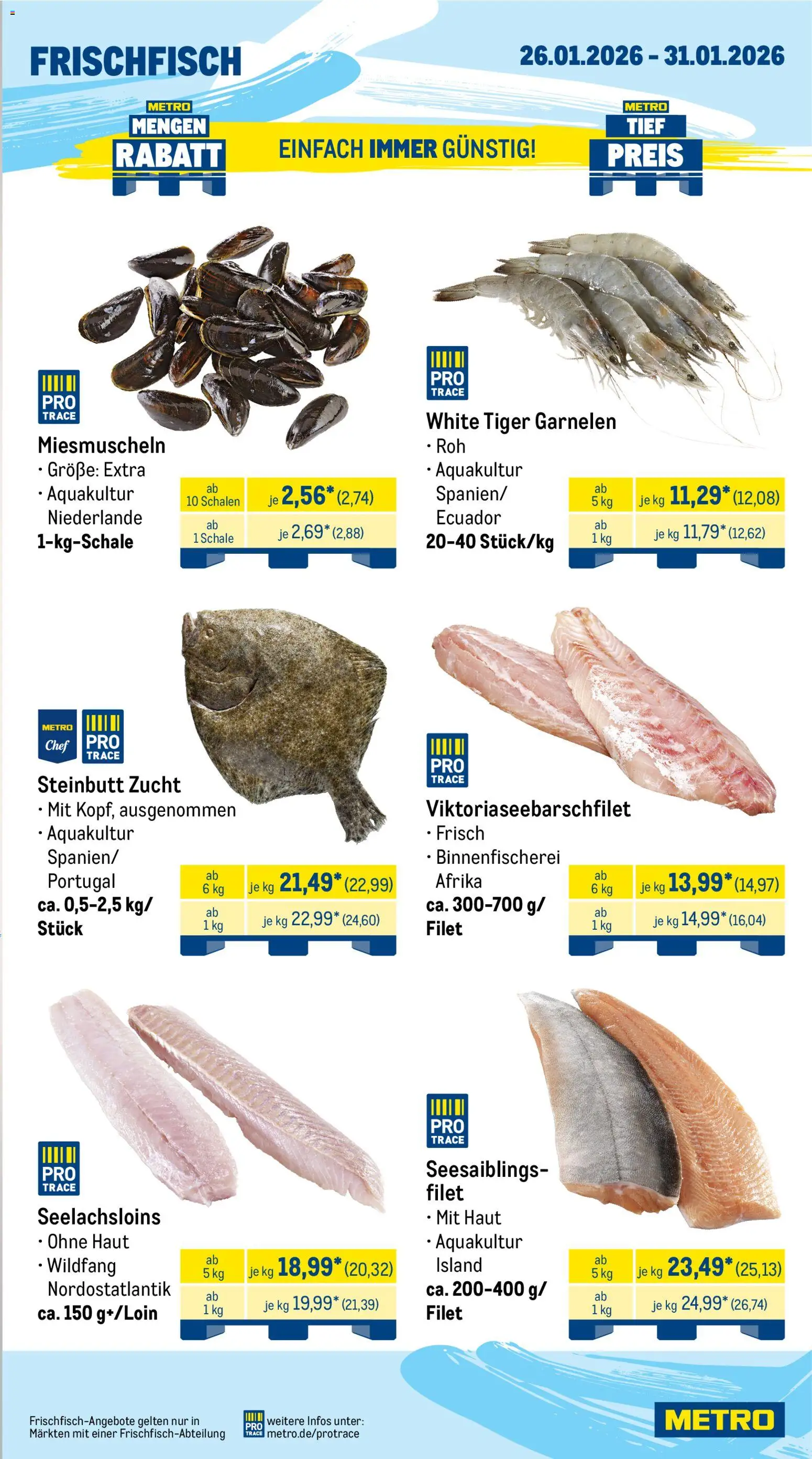 Metro Prospekt 	 – gültig ab 26.01.2026 | Seite: 7 | Produkte: Garnelen, Tiger garnelen