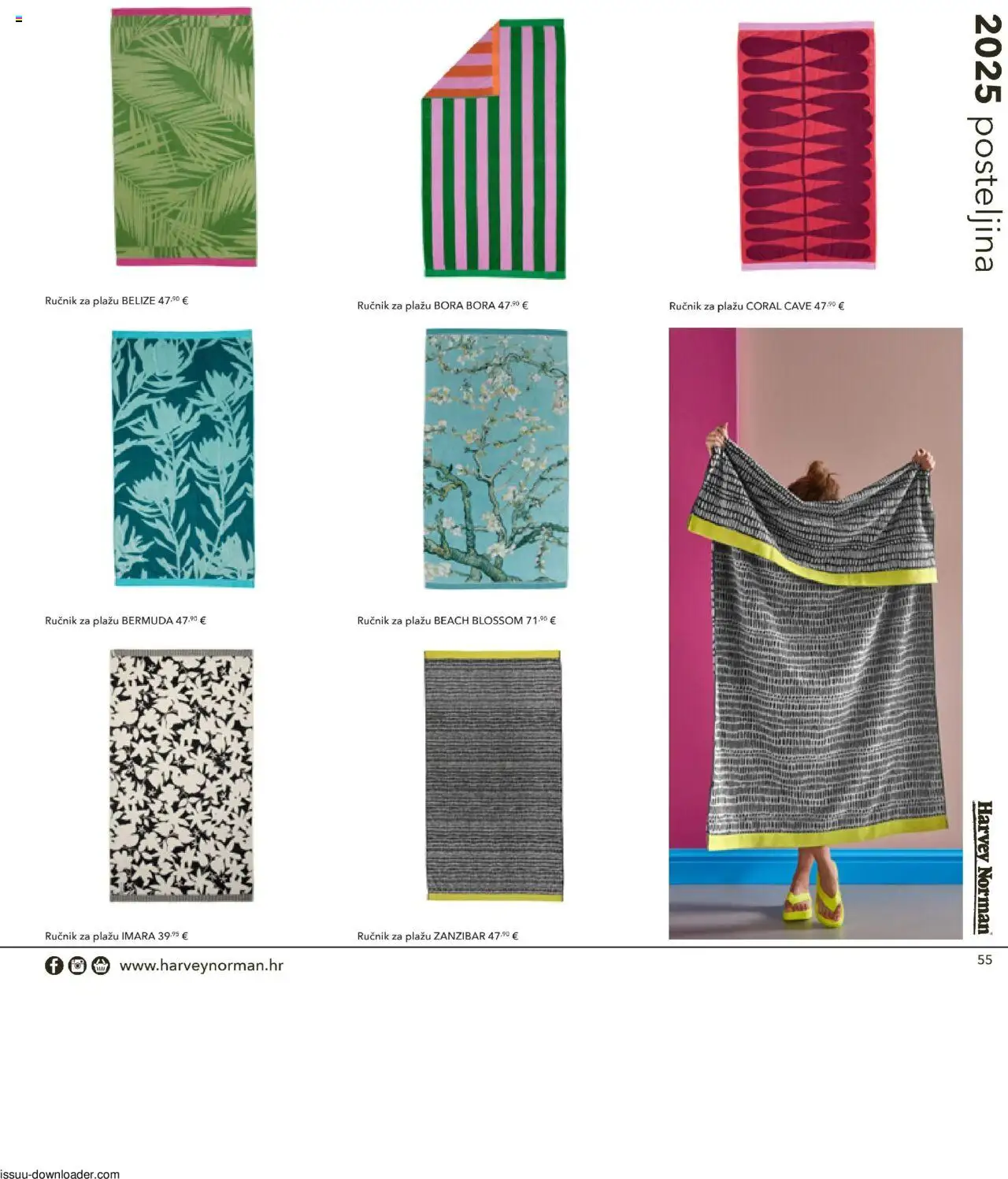 Harvey Norman katalog | vrijedi od 15.05.2025 | Stranica: 55 | Proizvodi: Ručnik, Posteljina
