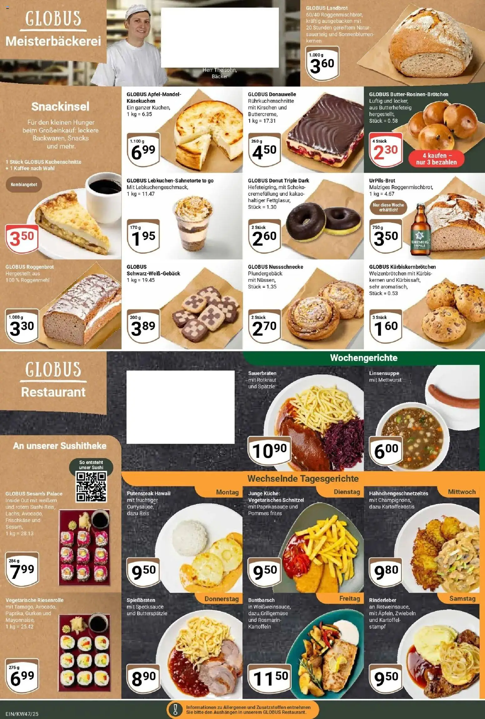 Globus prospekt Homburg-Einöd	 – gültig ab 17.11.2025 | Seite: 7 | Produkte: Kaffee, Küche, Zwiebeln, Kürbis