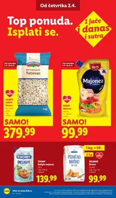 BELBAKE Brašno, Tip 400, 2 kg - pregled Lidl kataloga - važi od 02.04.2026 | Strana: 26