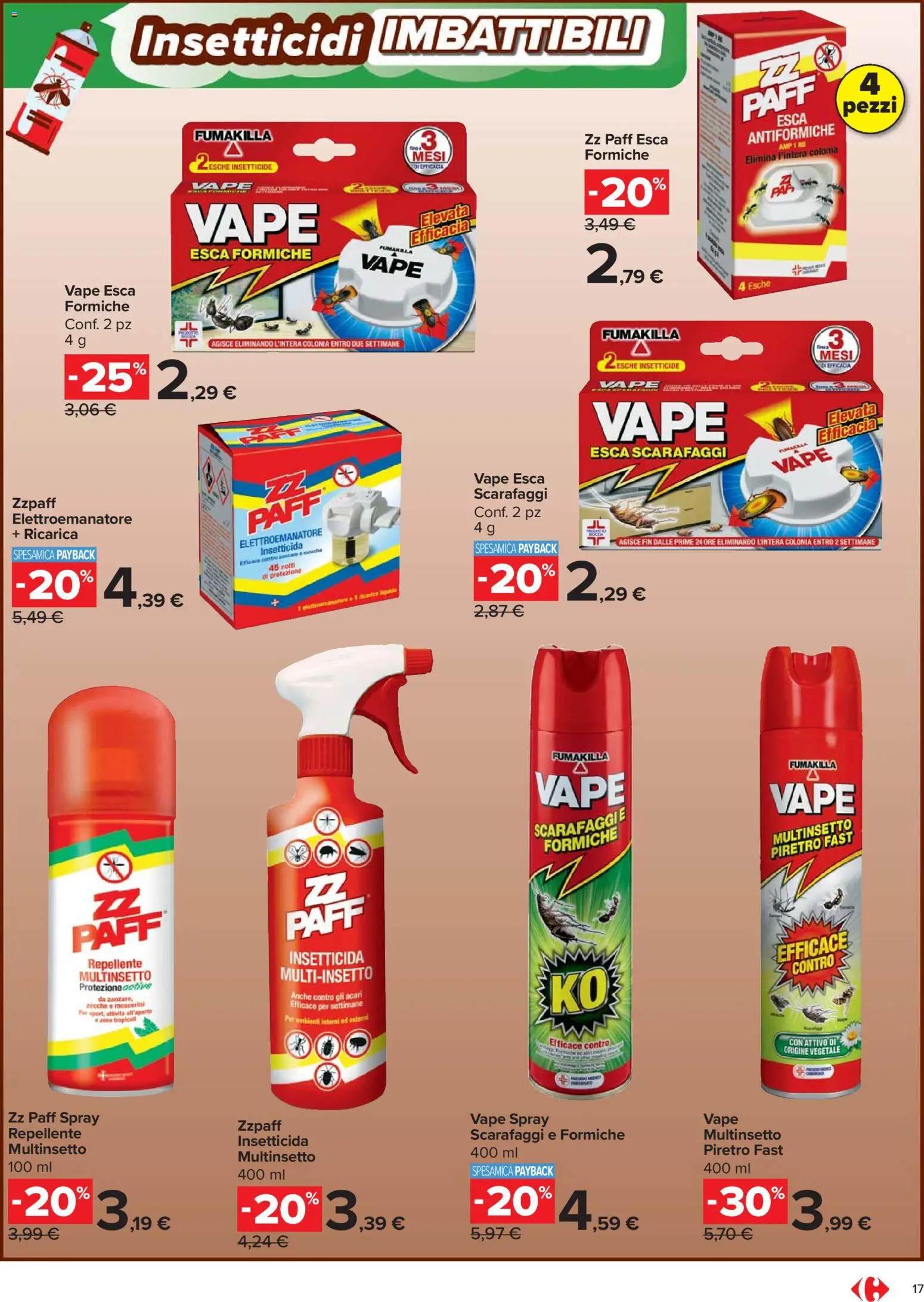Volantino Carrefour del 07.04.2026 | Pagina: 17 | Prodotti: Insetticida