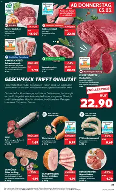 Kaufland DE - DE Folder Hannover - Voorbeeld van een folder van Kaufland DE, geldig van 05.03.2026 | Pagina: 27