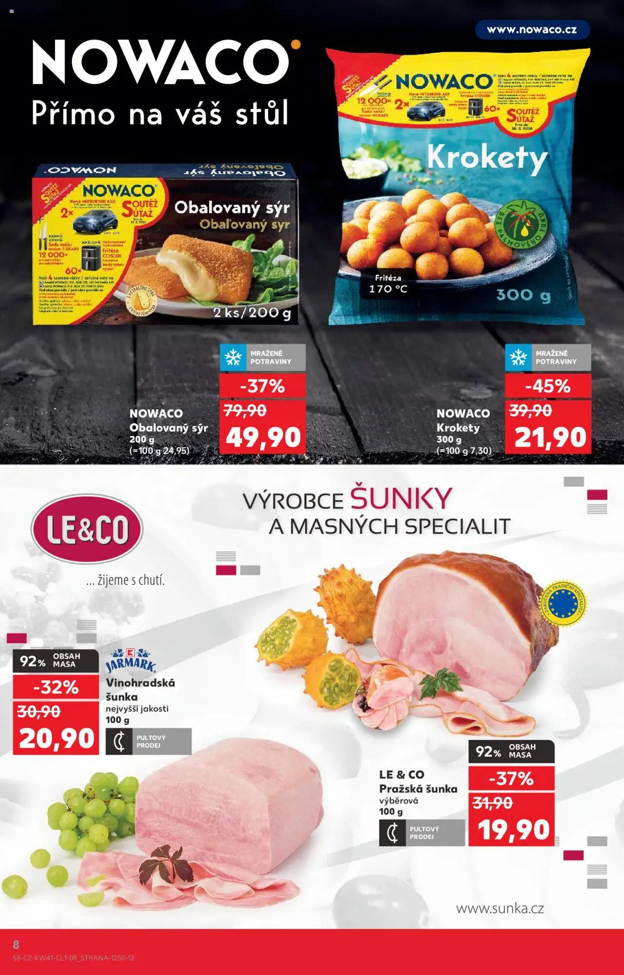Kaufland leták - Praha 4 od 08.10.2025 | Strana: 8 | Produkty: Krokety, Sýr, Fiskars, Stůl