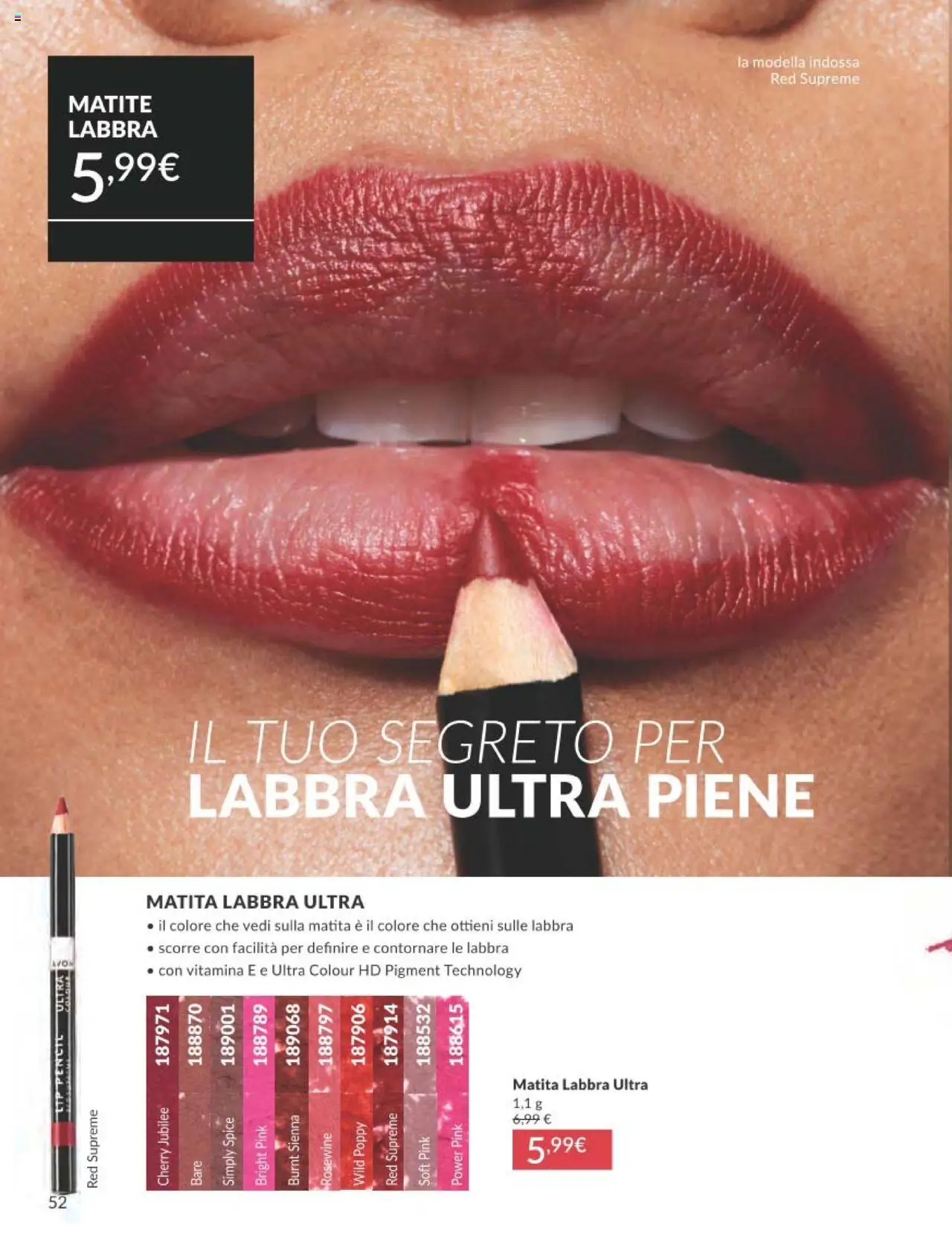 Volantino Avon del 01.09.2025 | Pagina: 52