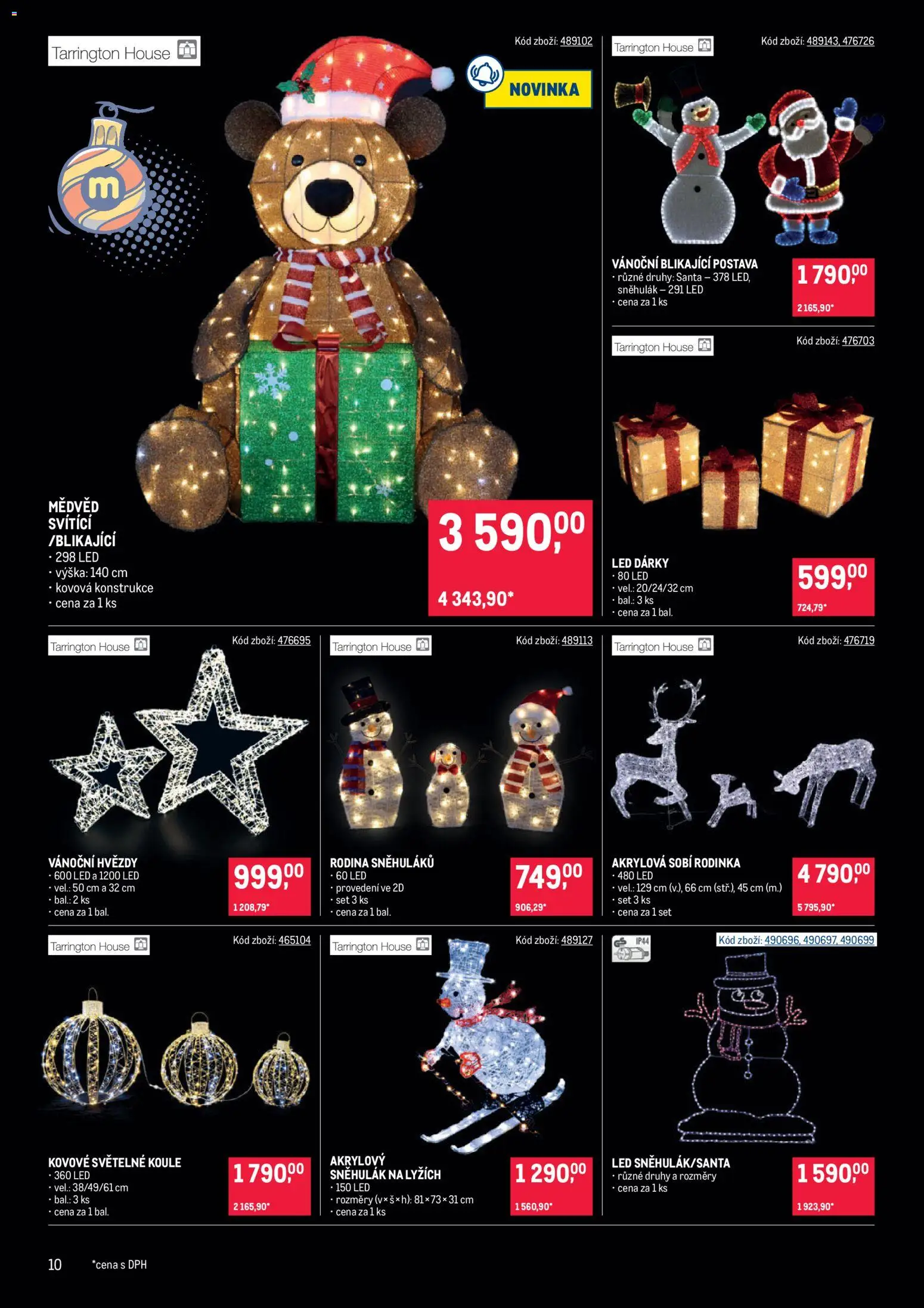 Makro leták - Dekorace od 22.10.2025 | Strana: 10 | Produkty: LED