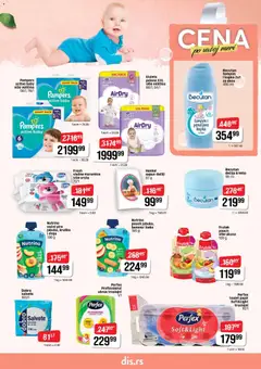 DIS katalog - pregled DIS kataloga - važi od 21.12.2025 | Strana: 15 | Proizvode: Salvete, Ubrus, Krema, Pelene