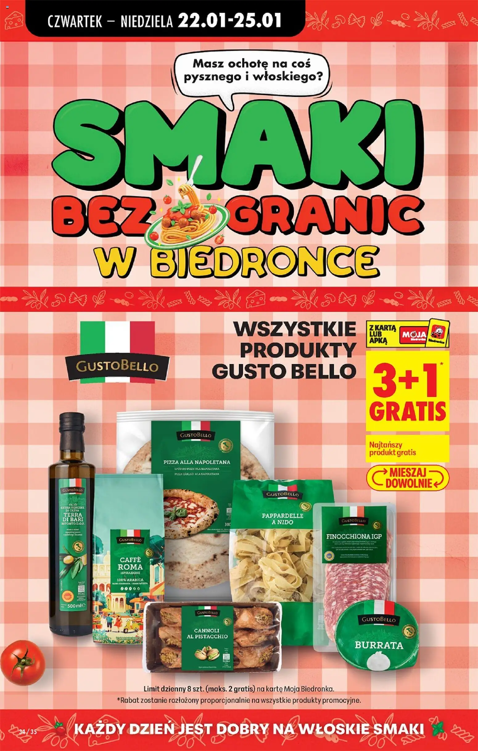 Biedronka gazetka - Oferta w tym tygodniu od 22.01.2026 | Strona: 40 | Produkty: Prosciutto, Salami