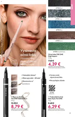 Oriflame leták platný od 22.10.2025 | Strana: 31 | Produkty: Pero, Očná linka