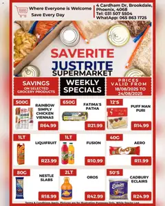 Saverite Specials │ valid from 18.08.2025 | Page: 5 | Products: Milk, Chicken