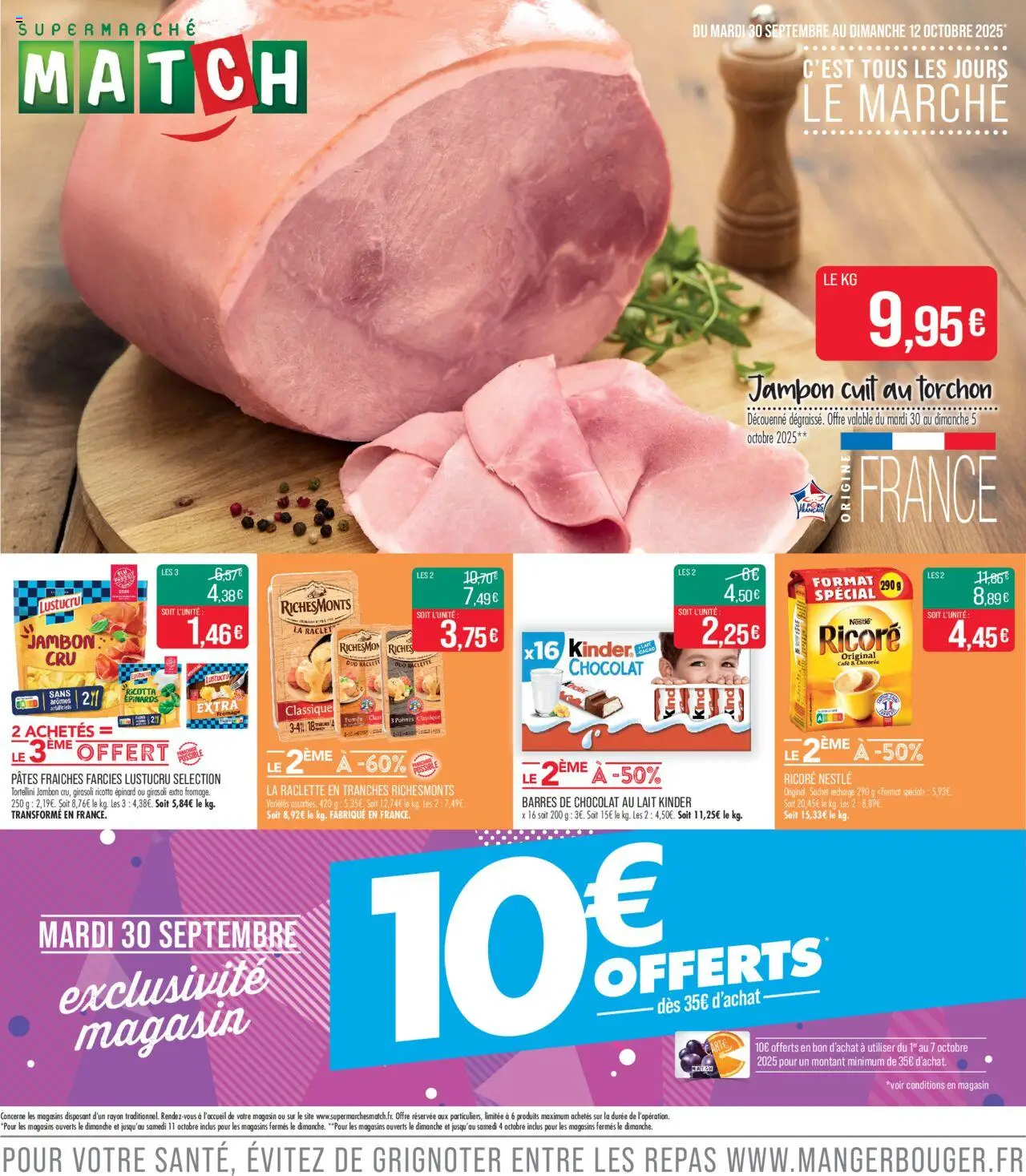  | Page: 1 | Produits: Epinard, Raclette, Lait, Ricotta