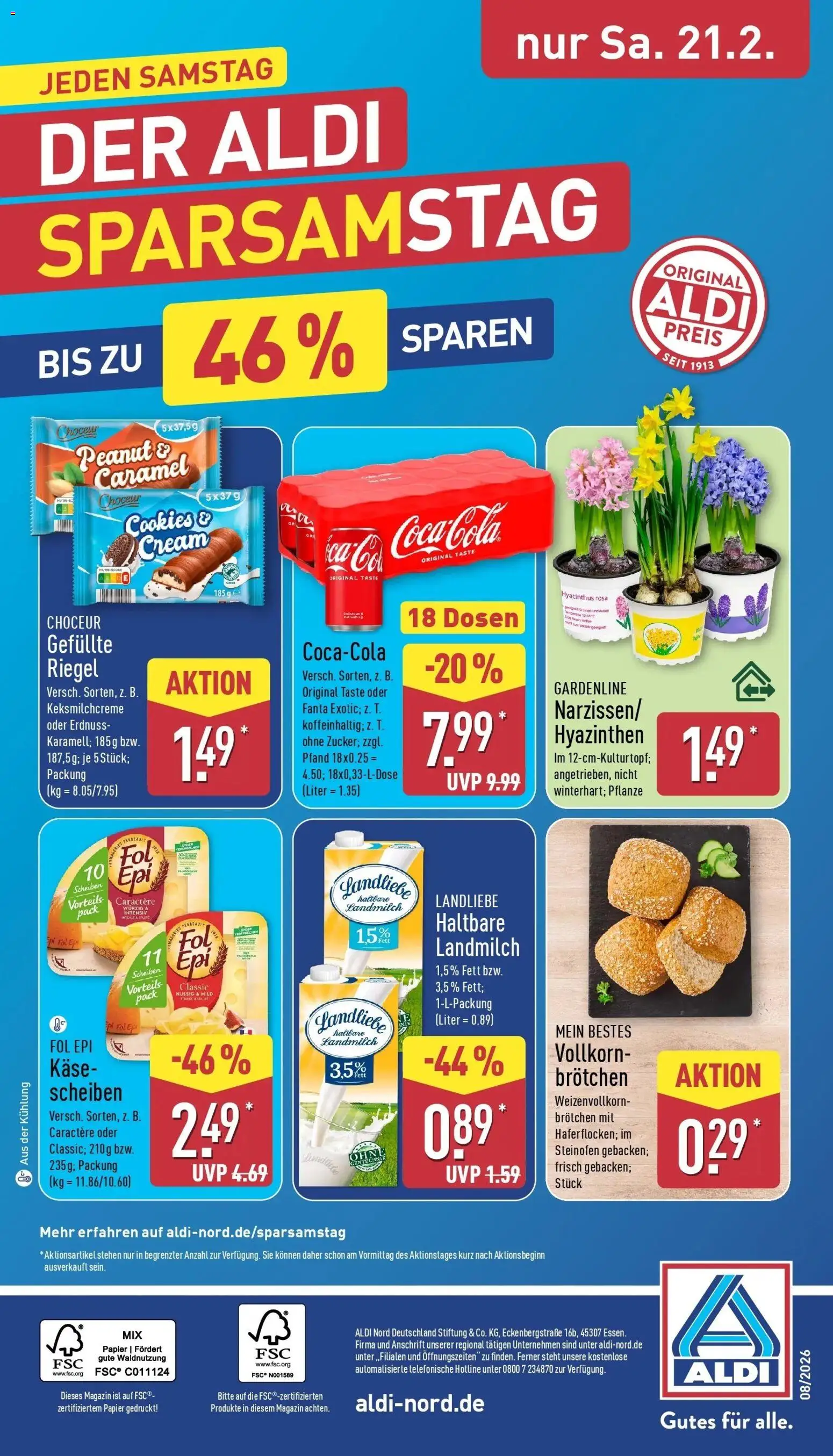 Aldi - ALDI Nord: Wochenangebote – gültig ab 15.02.2026 | Seite: 33 | Produkte: Fanta, Käse