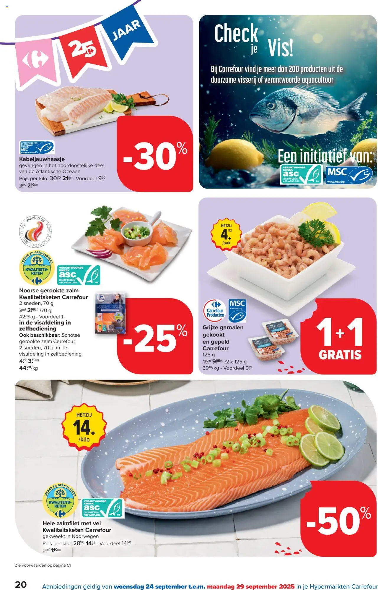 {H1} | Pagina: 20 | Producten: Zalm, Vis, Kekszek