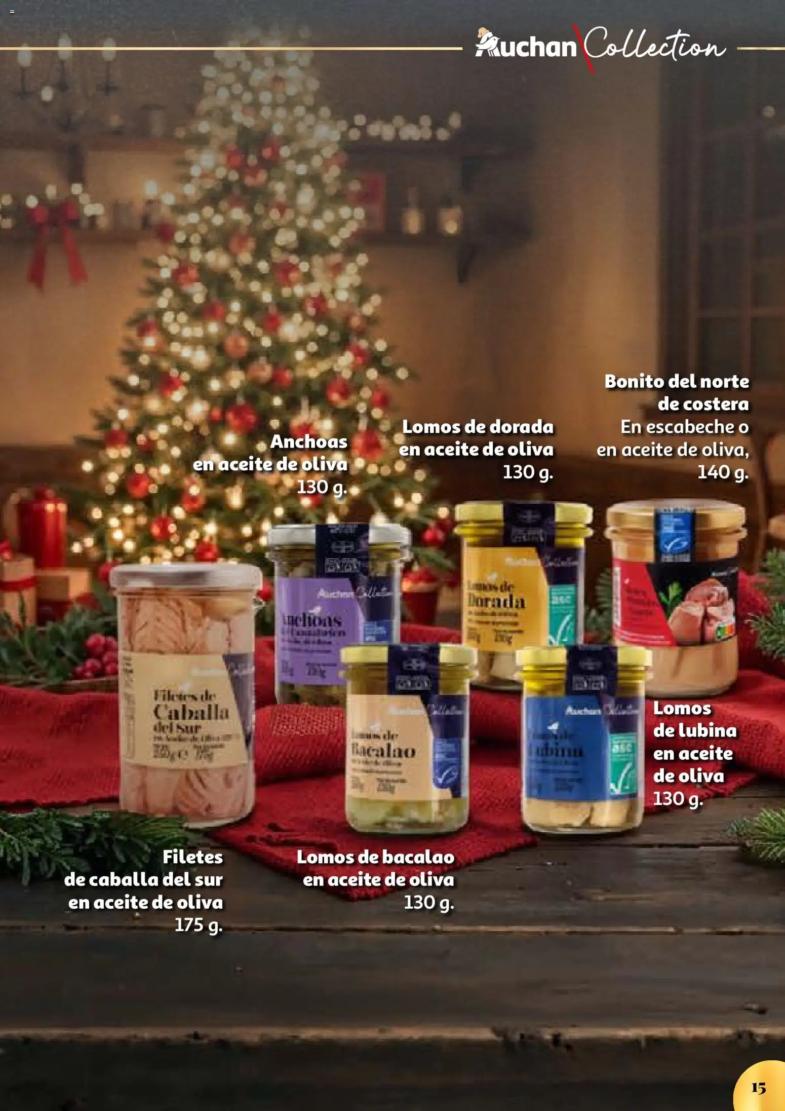 Alcampo -Auchan collection|Auchan Collection Un momento gastronómico excepcional │ válido desde el 15.12.2025 | Página: 15 | Productos: Aceite, Aceite de oliva, Σταθμός εργασίας