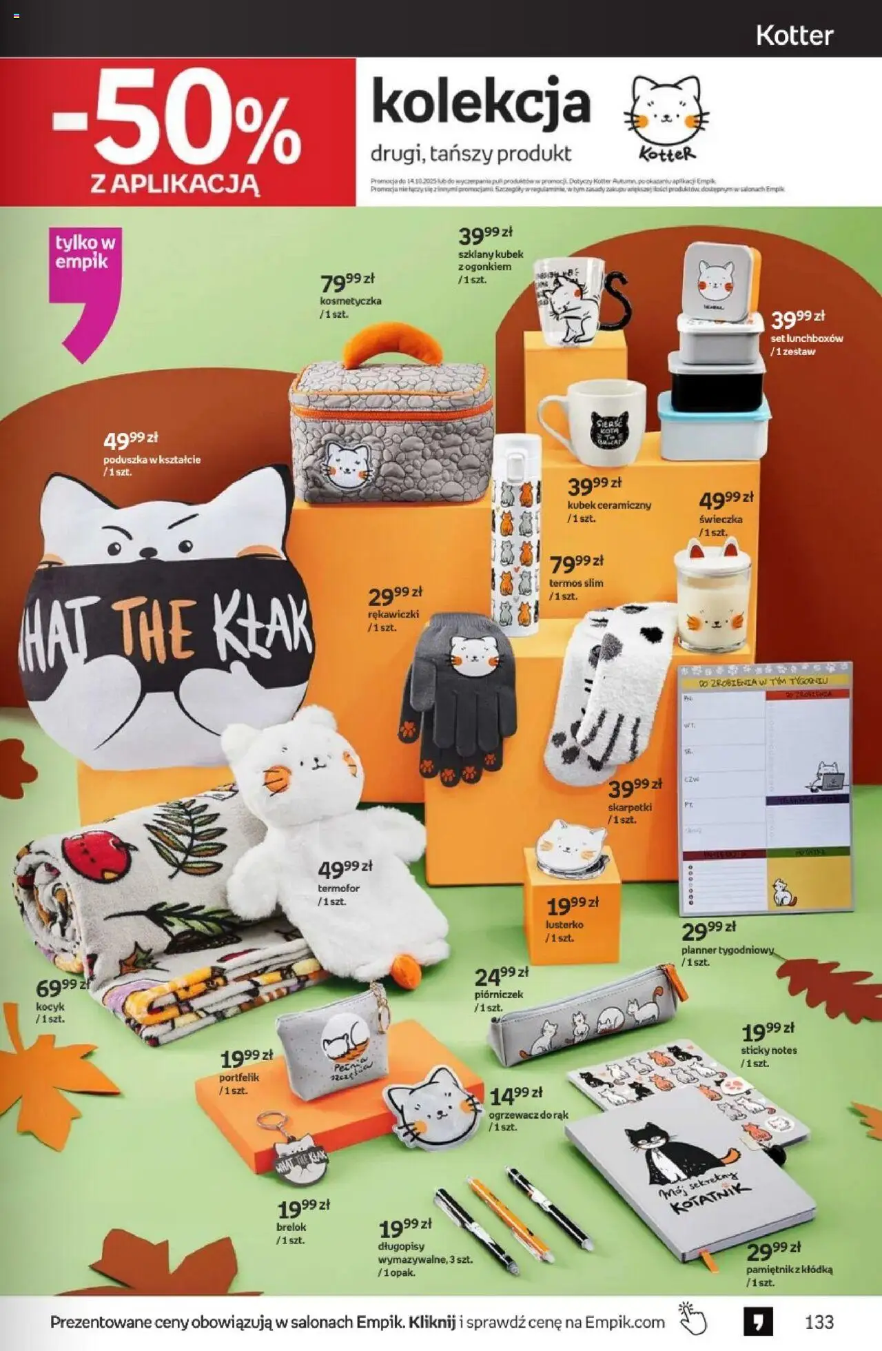 Empik promocje - Tom kultury Zabawki od 24.09.2025 | Strona: 47 | Produkty: Rękawiczki, Skarpetki, Poduszka