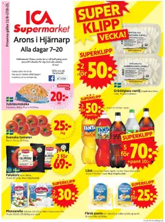 ICA Supermarket - Hjärnarp - Förhandsvisning av reklamblad från butik ICA Supermarket aktuell från 11.08.2025