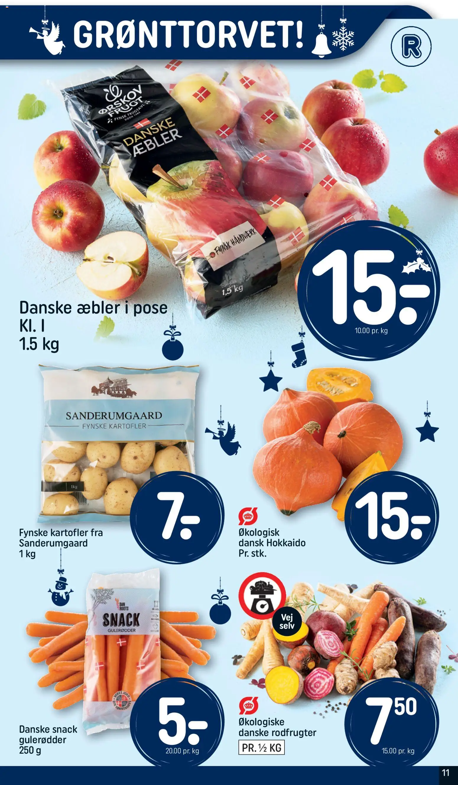 Rema 1000 tilbudsavis – gyldig fra 16.11.2025 | Side: 11 | Produkter: Æbler, Gulerødder, Kartofler