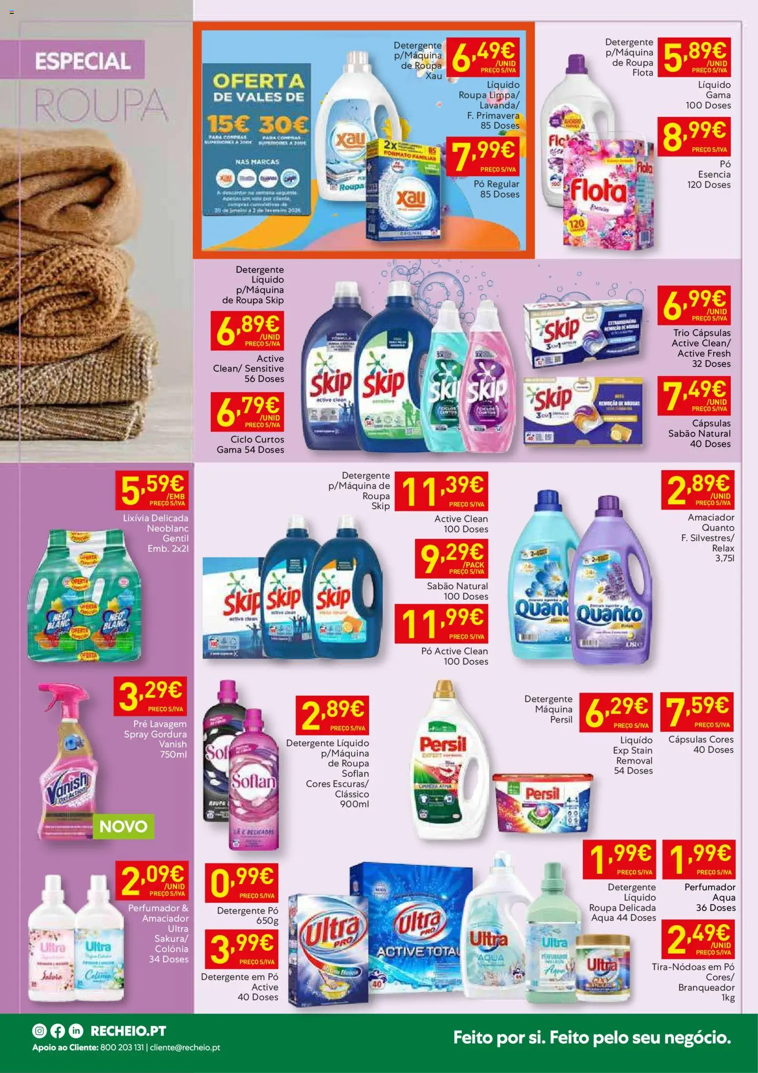 Recheio folheto Madeira │ válido de 27.01.2026 | Página: 16 | Produtos: Pó, Sabão, Detergente, Persil