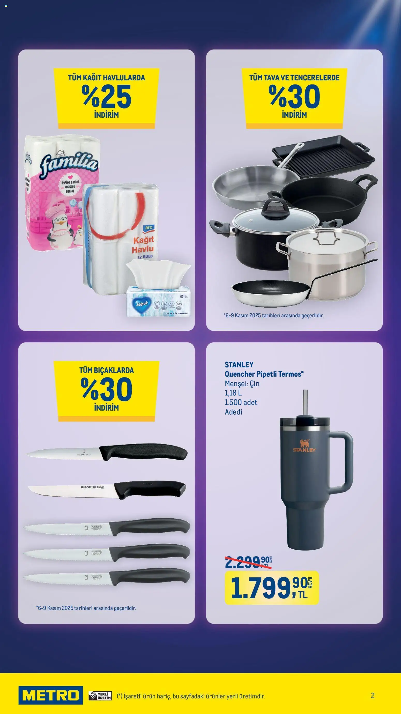 Metro Katalog - 06.11.2025 tarihinden itibaren geçerlidir | Sayfa: 2 | Ürünler: Cin, Kağıt havlu, Yüz havlusu