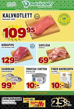 Matvärlden - Tensa - Förhandsvisning av reklamblad från butik Matvärlden aktuell från 08.09.2025