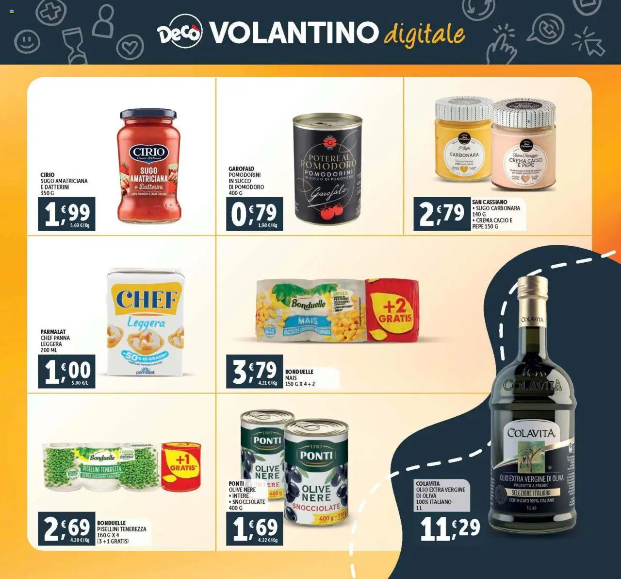 Volantino Decò del 29.07.2025 | Pagina: 27 | Prodotti: Crema, Panna, Olio, Mais