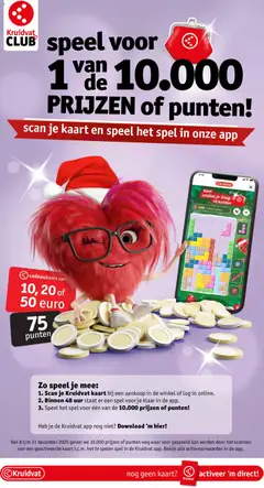 Kruidvat folder week 50 - Voorbeeld van een folder van Kruidvat, geldig van 08.12.2025 | Pagina: 61 | Producten: Spel, Kaart, Kan