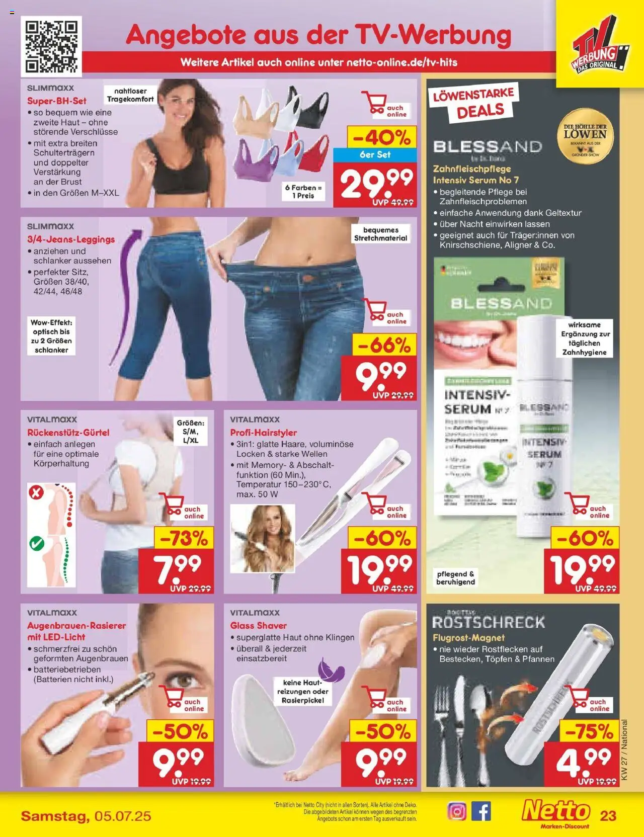 Netto Marken-Discount prospekt Amberg	 - gültig ab dem 29.06.2025 | Seite: 35 | Produkte: Batterien, Leggings, Serum