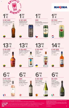 MAXIMA akcijos nuo 04.09.2025 | Puslapis: 5 | Prekių: Degtinė, Vynas, Alus
