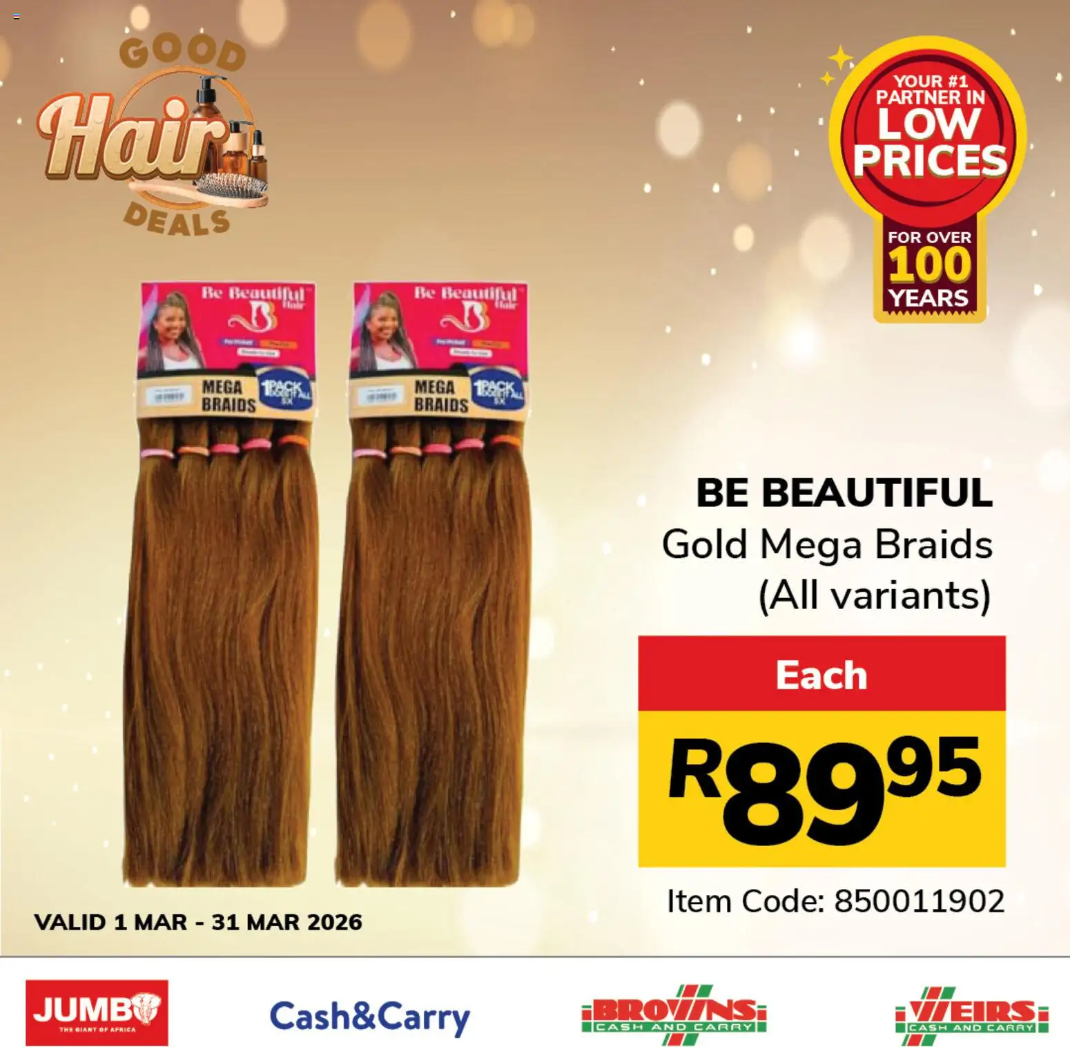 New Jumbo catalogue – valid from 01.03.2026 | Page: 1 | Products: Braids