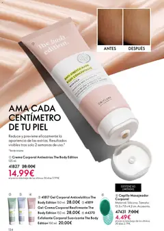 Vista previa Oriflame - Catálogo Campaña 5 válido desde el 01.04.2026 | Página: 134 | Productos: Cepillo, Γαύρος, Suavizante, Exfoliante corporal