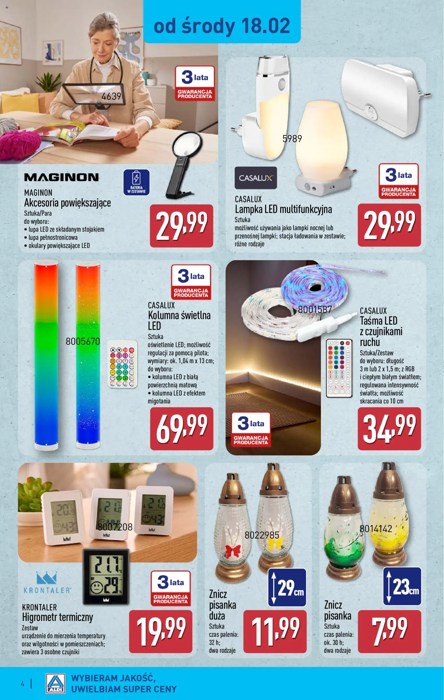 Aldi Gazetka - Hity od Środy i od Soboty od 18.02.2026 | Strona: 4