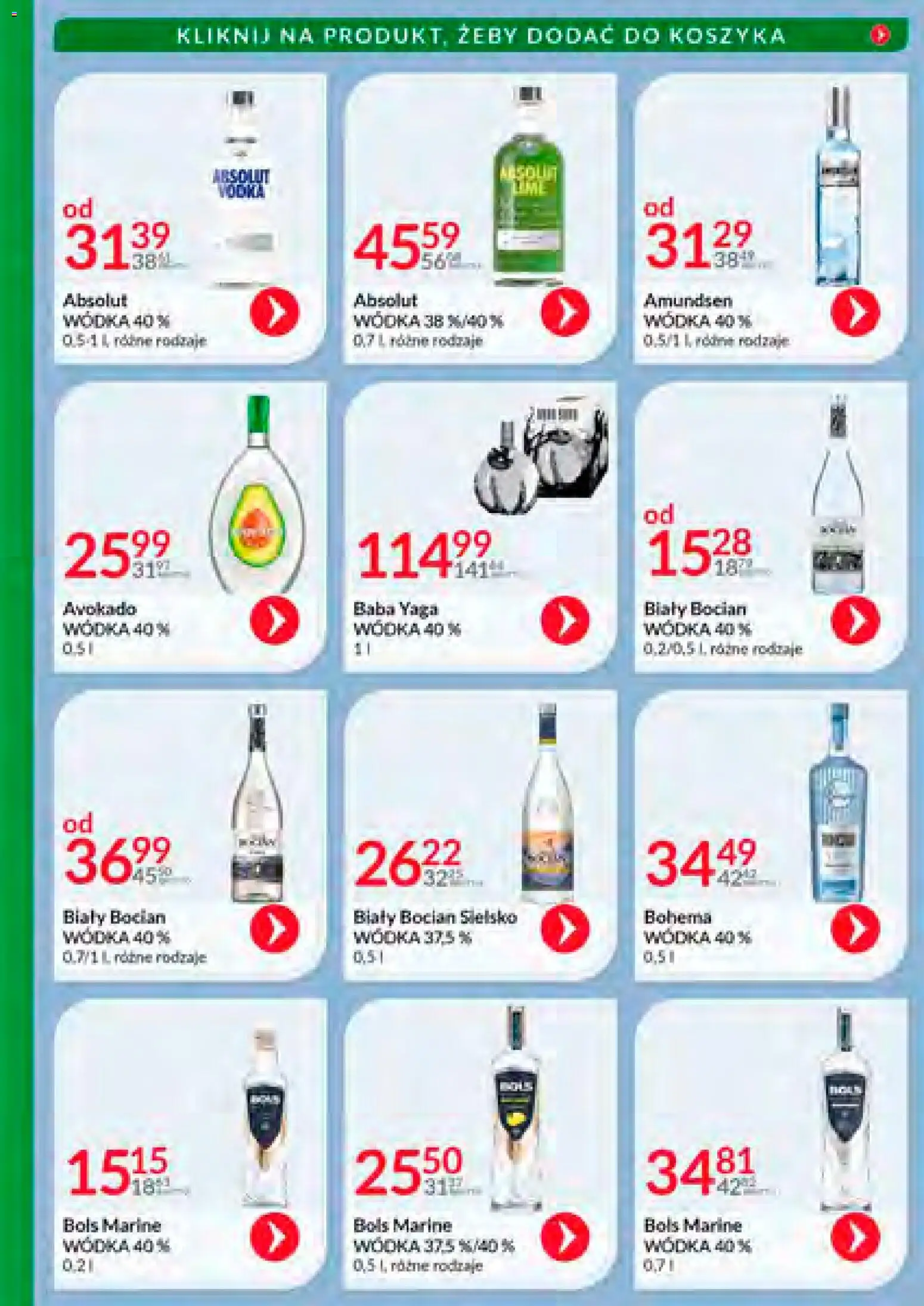 Eurocash Gazetka - Katalog Alkoholowy 12 od 01.12.2025 | Strona: 3 | Produkty: Vodka, Wódka