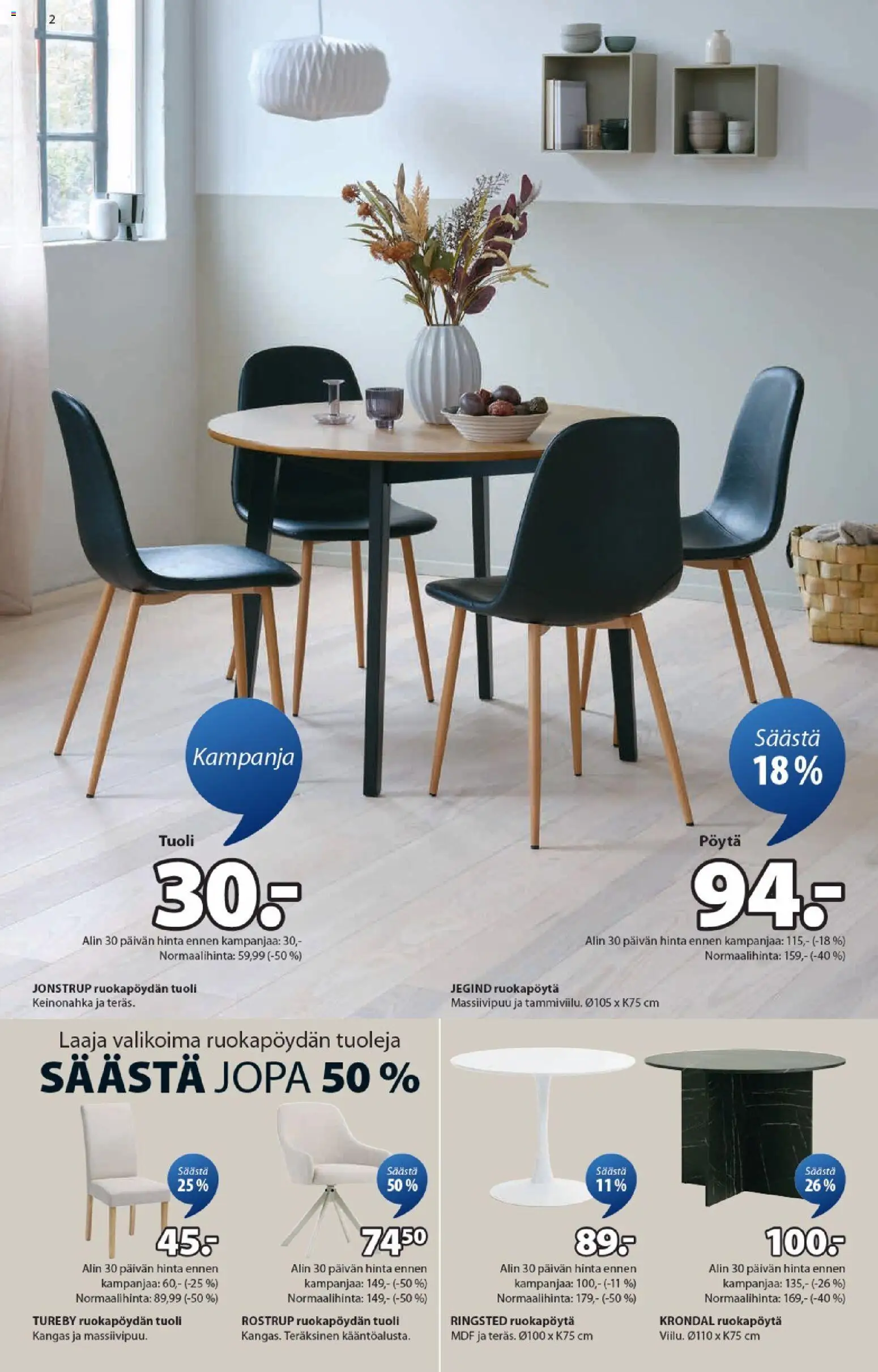 JYSK tarjoukset – voimassa 05.02.2026 alkaen | Sivu: 2