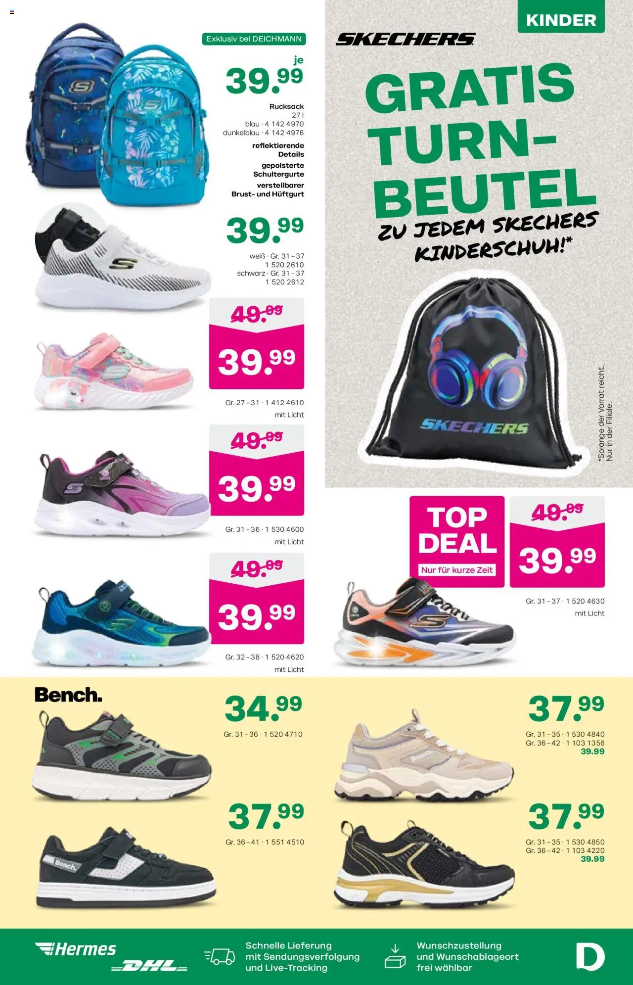 Deichmann Prospekt Back to school - gültig ab dem 15.08.2025 | Seite: 11 | Produkte: Rucksack