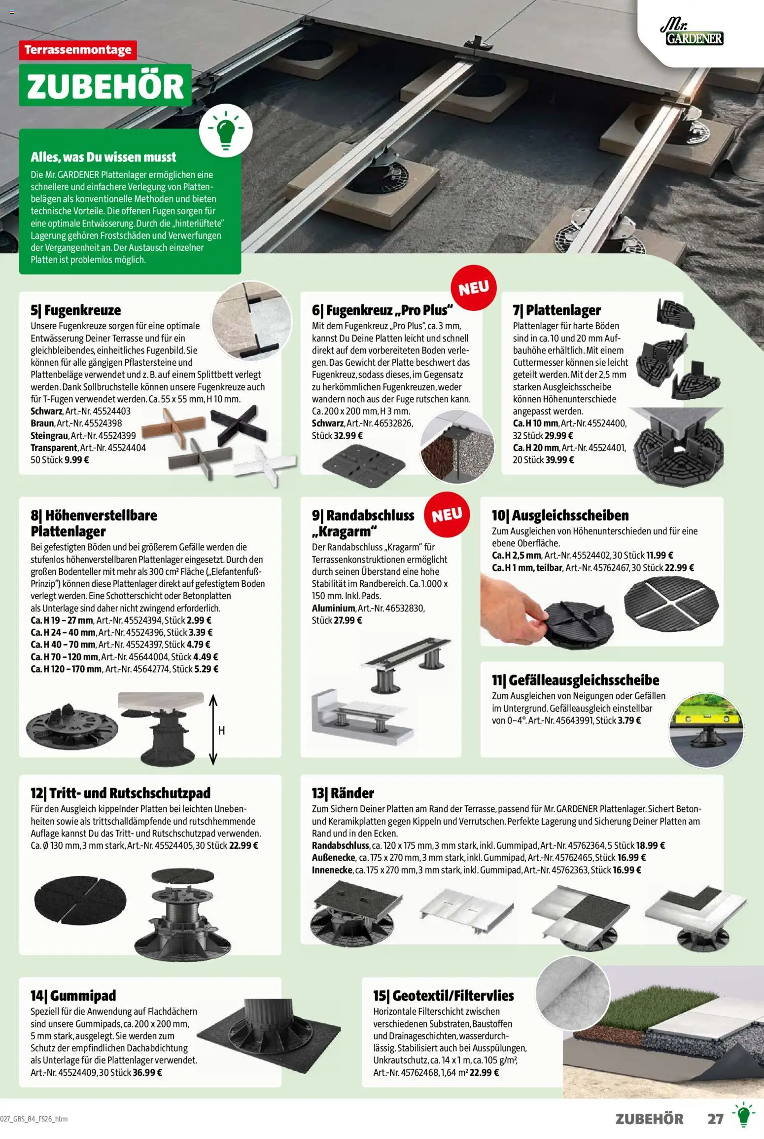 Hagebau Gartenbaustoffsortiment – gültig ab 02.03.2026 | Seite: 27 | Produkte: Gewicht