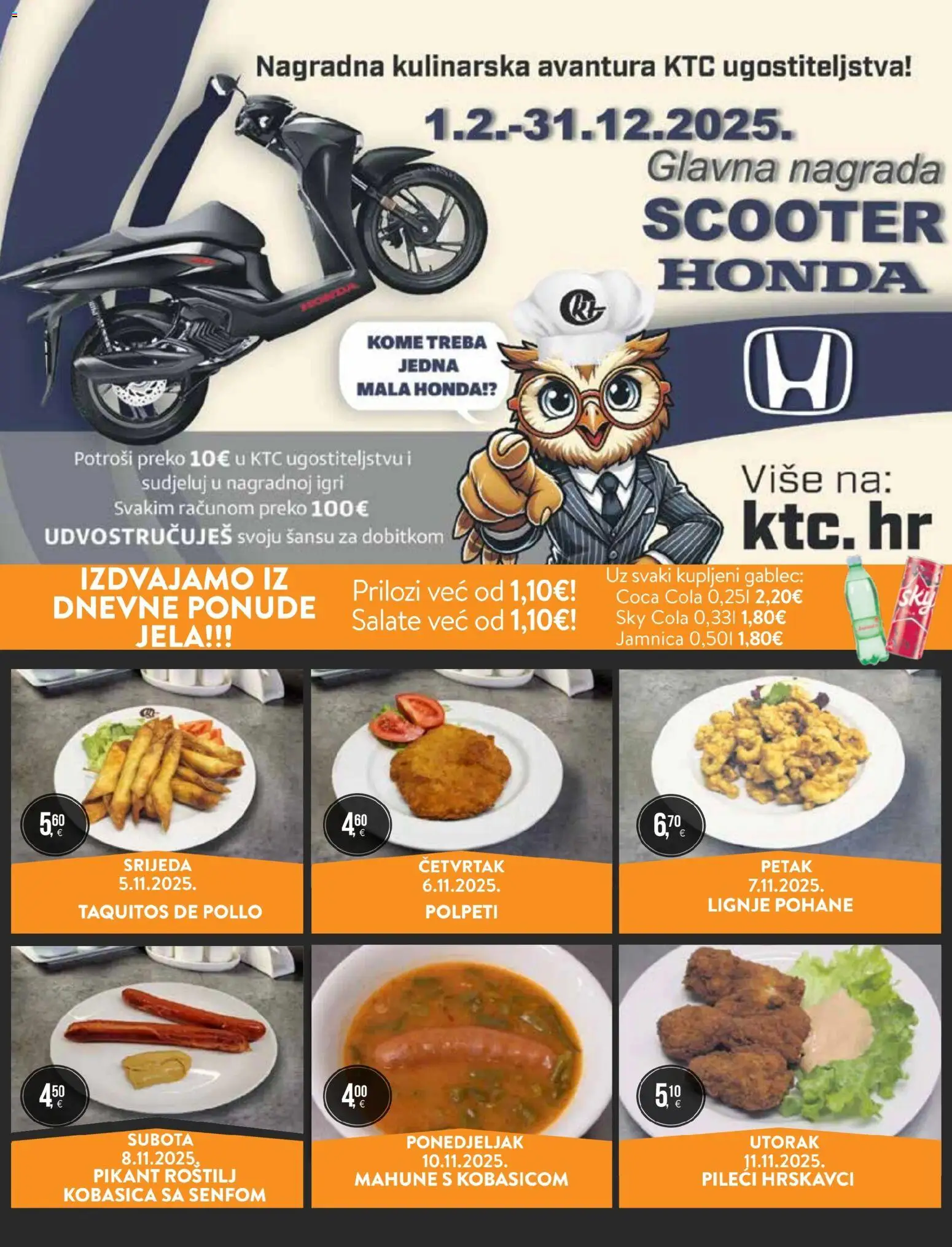KTC katalog | vrijedi od 05.11.2025 | Stranica: 39 | Proizvodi: Roštilj, Coca cola, Lignje, Kobasica