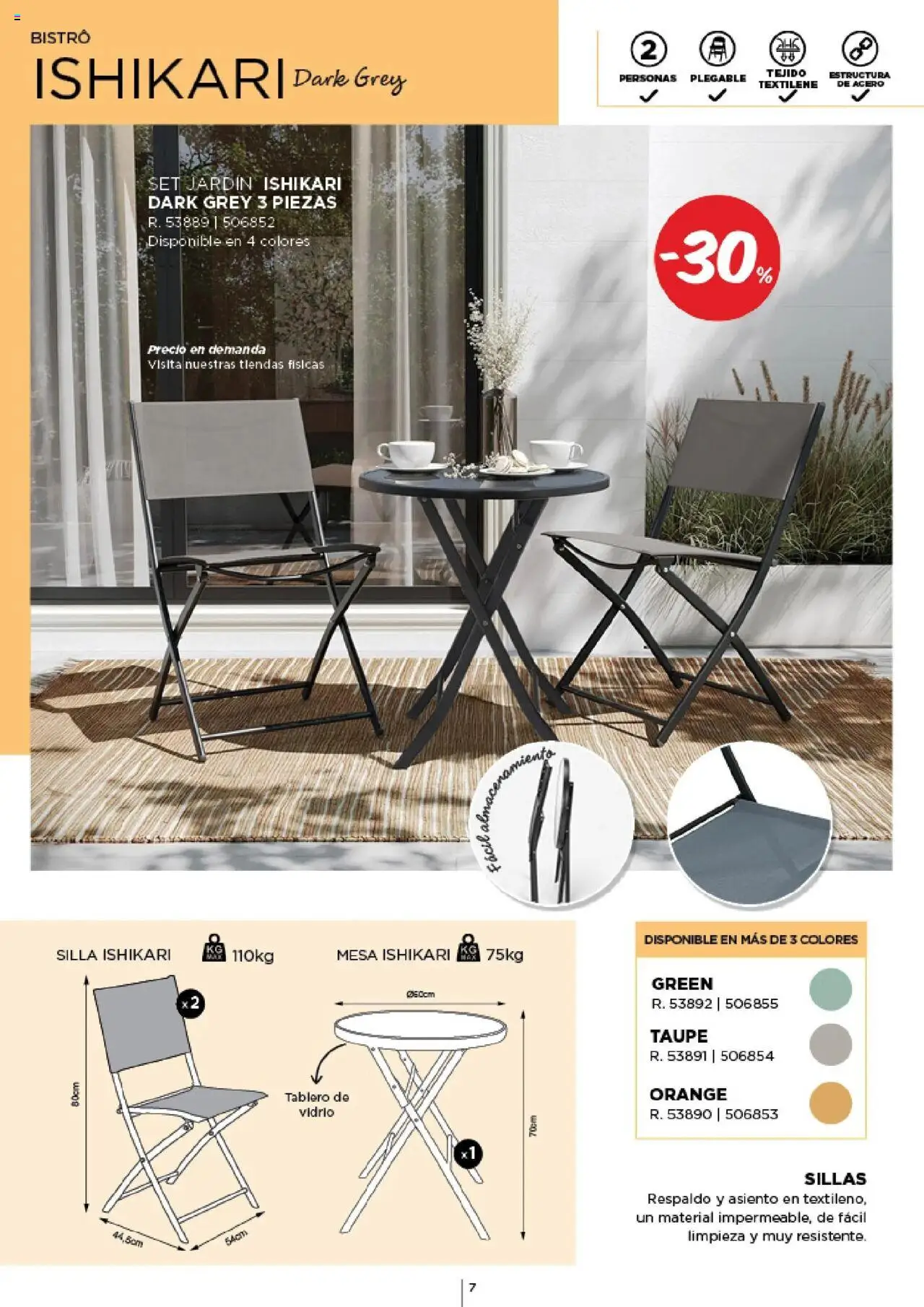 Espaço Casa - Catálogo AireLibre 2025 │ válido de 12.05.2025 | Página: 7 | Produtos: Mesa