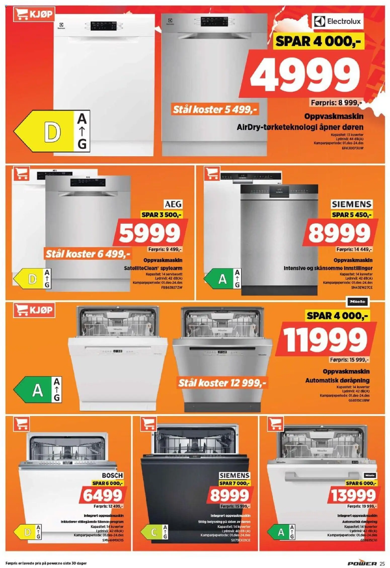 {H1} | Side: 25 | Produkter: Oppvaskmaskin