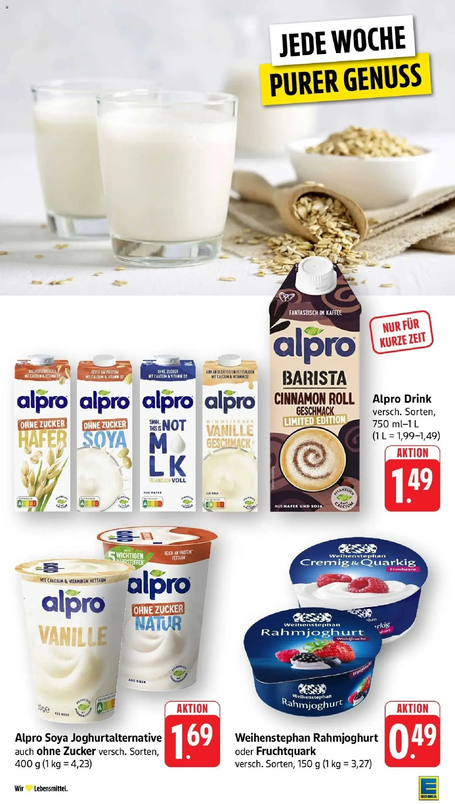 Edeka prospekt Friedrichsthal	 – gültig ab 09.03.2026 | Seite: 16 | Produkte: Kaffee, Alpro, Zucker, Himbeere