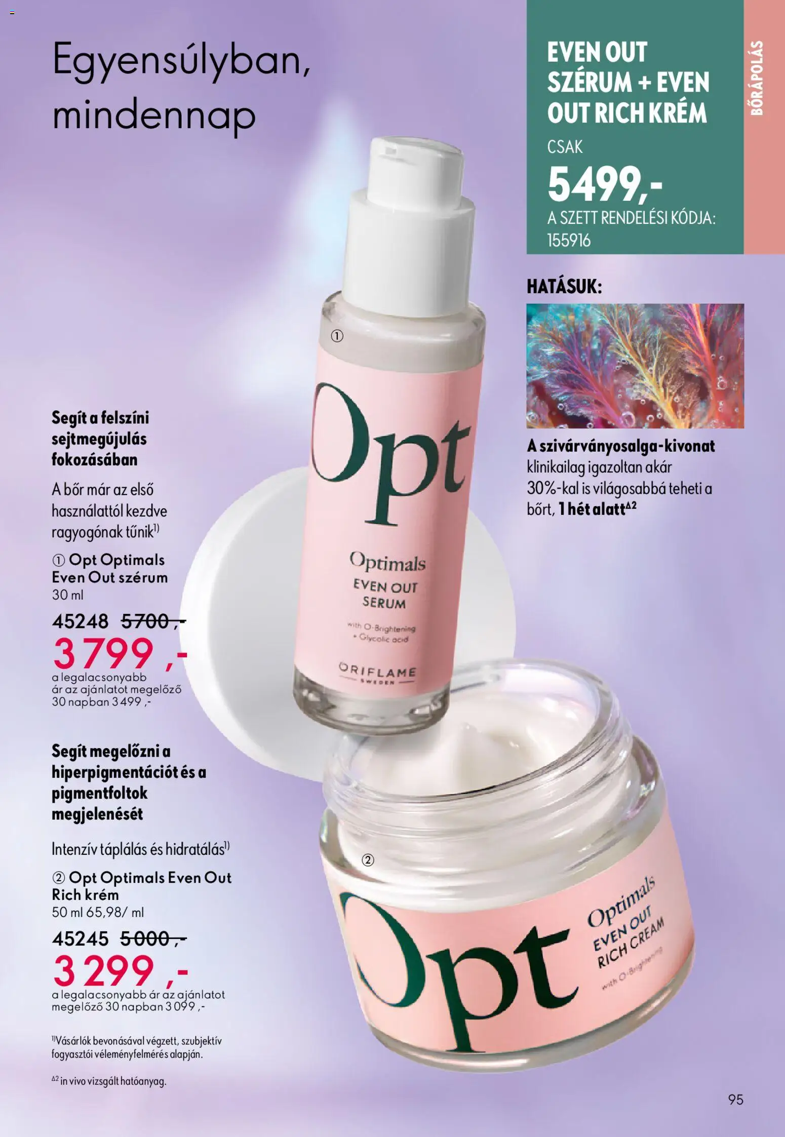 Oriflame akciós ujság - amely érvényes a következő dátumtól: 15.04.2026 | Oldal: 95 | Termékek: Bor