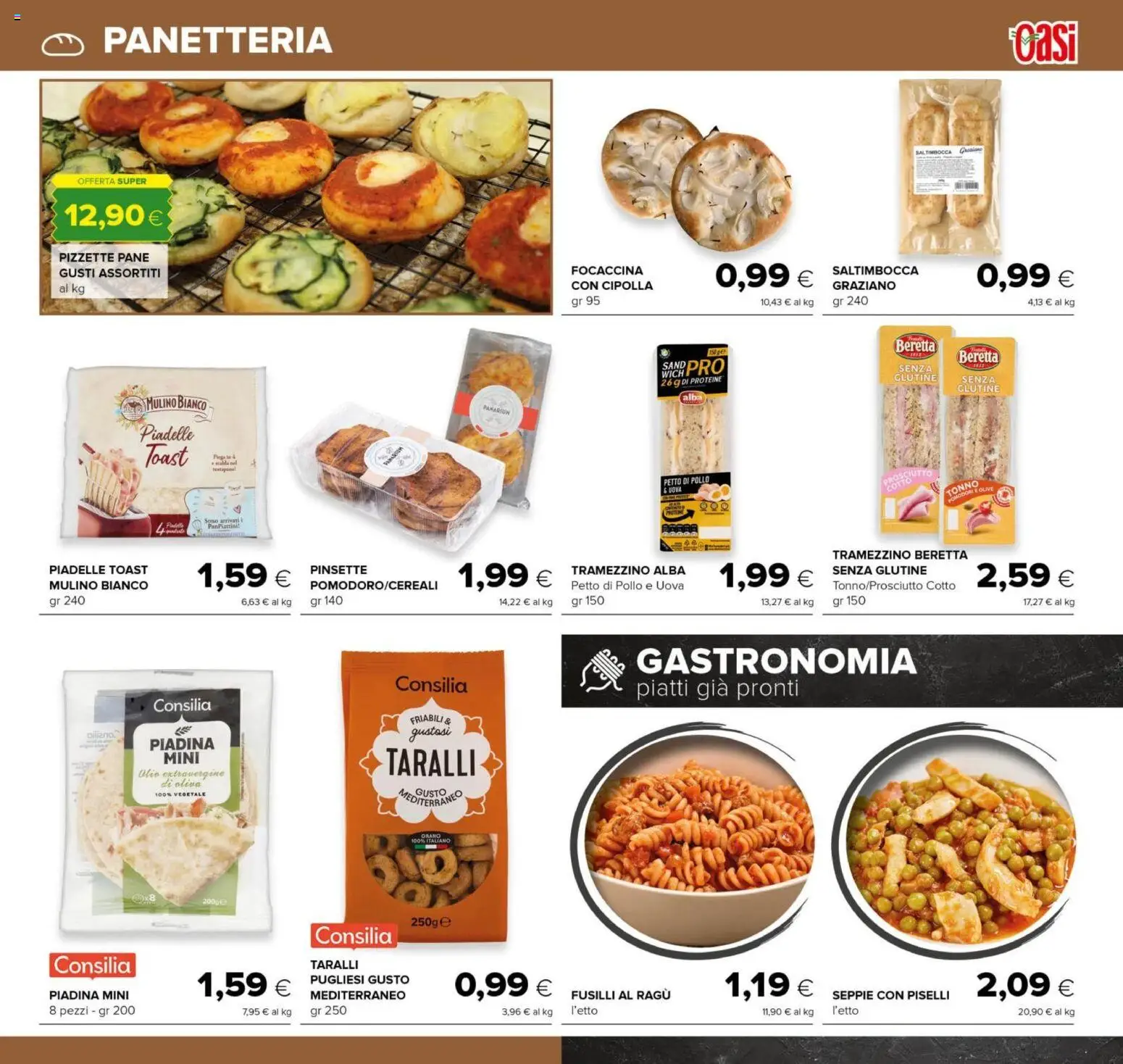 Volantino Oasi del 26.02.2026 | Pagina: 3 | Prodotti: Petto di Pollo, Pane, Prosciutto, Ragú