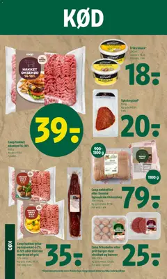 Coop hakket oksekød 14-18%, 400 g. 1 pakke. gyldig fra 19.03.2026 | Side: 8