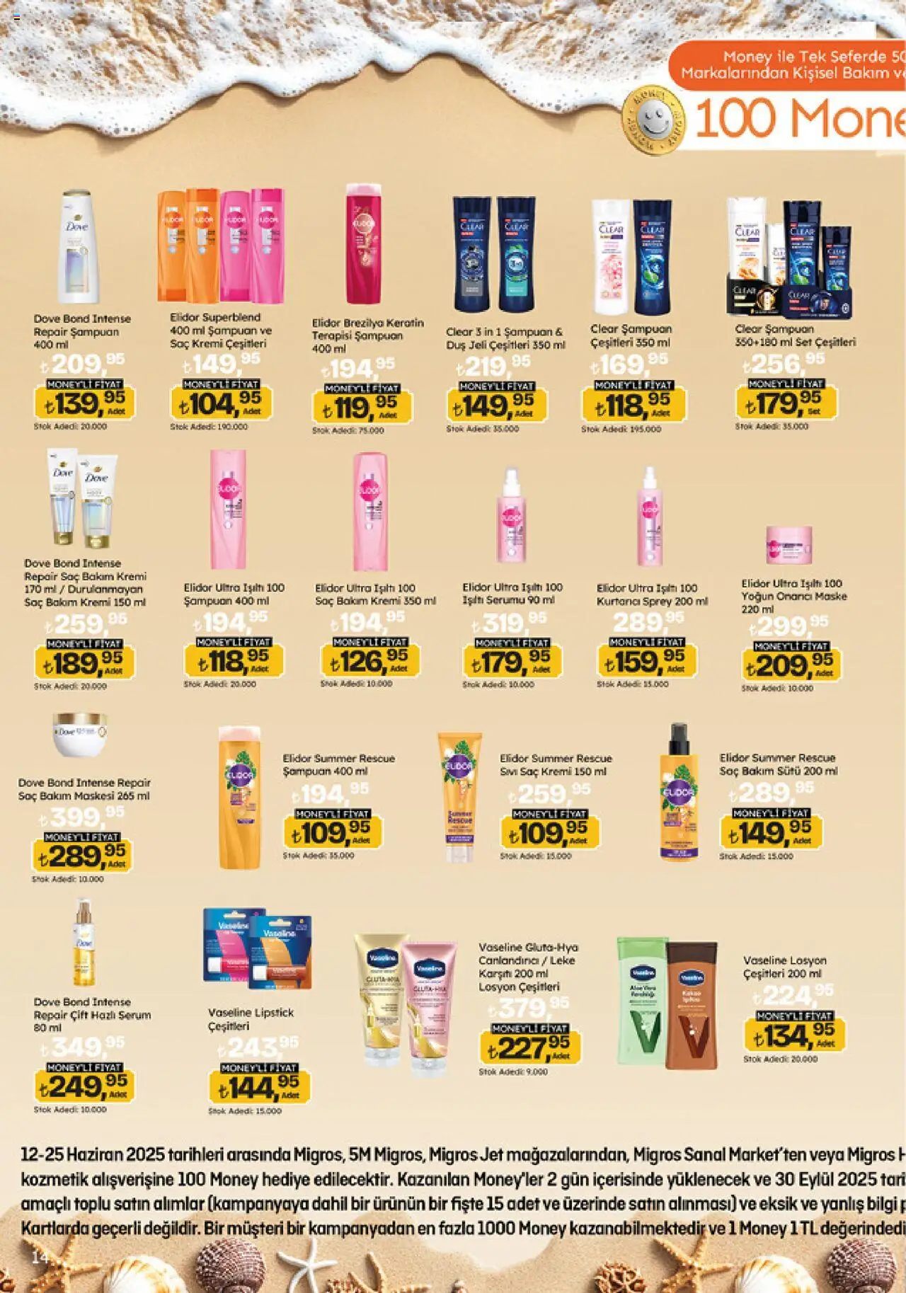 Migros Katalog - Migroskop - 12.06.2025 tarihinden itibaren geçerlidir | Sayfa: 14 | Ürünler: Duş, Şampuan, Saç Kremi, Maske