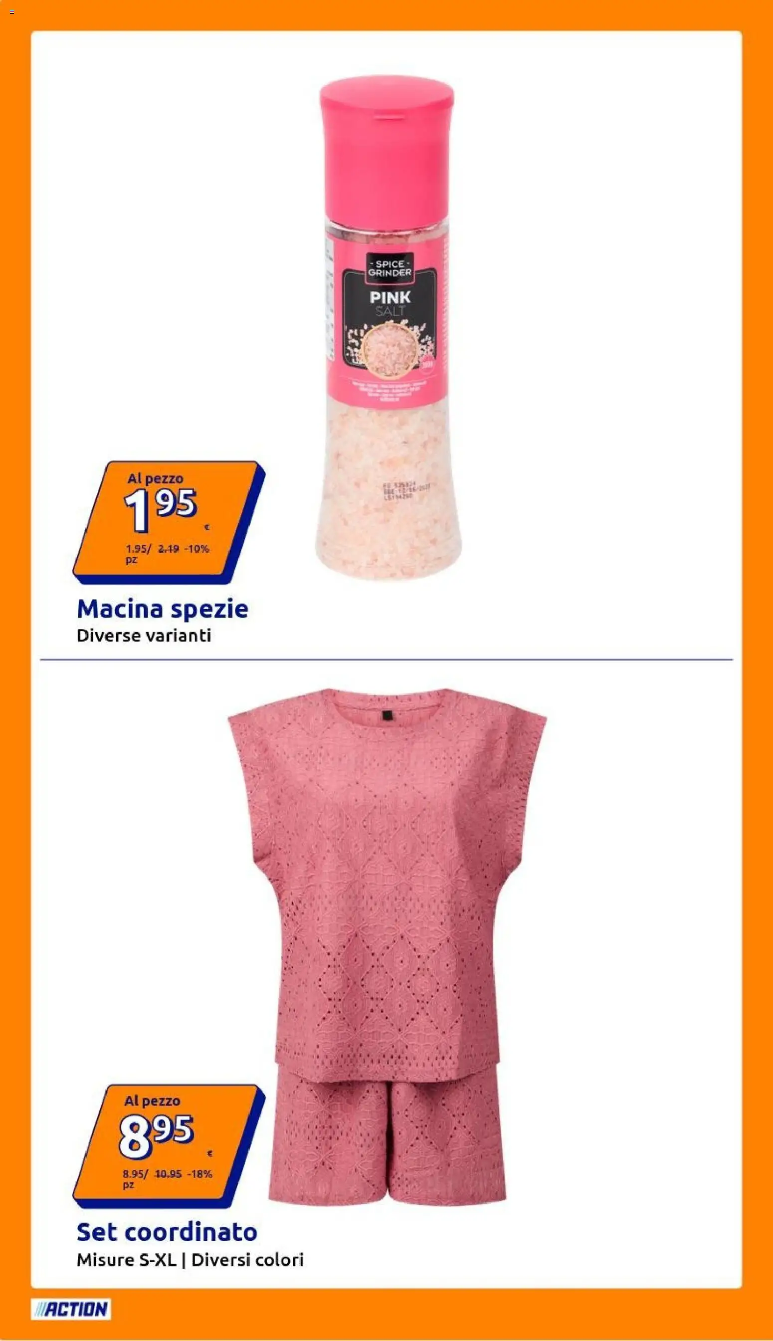 Volantino Action del 22.04.2026 | Pagina: 12 | Prodotti: Spezie, Macina